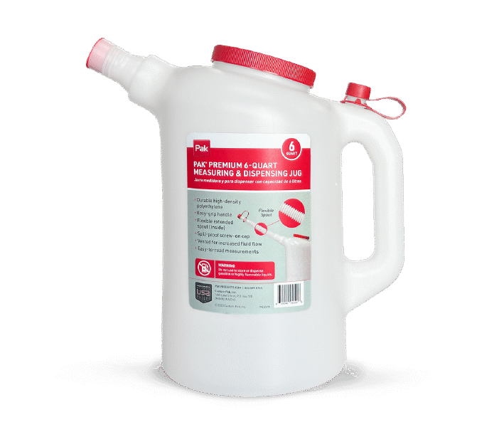 Pak® Premium 6-Quart Measuring & Dispensing Jug