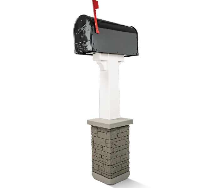 Pak® Premium Mailbox Post Set – Pedestal