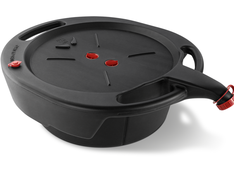 Pak® Premium Round Oil Pan – 15QT Closed Top